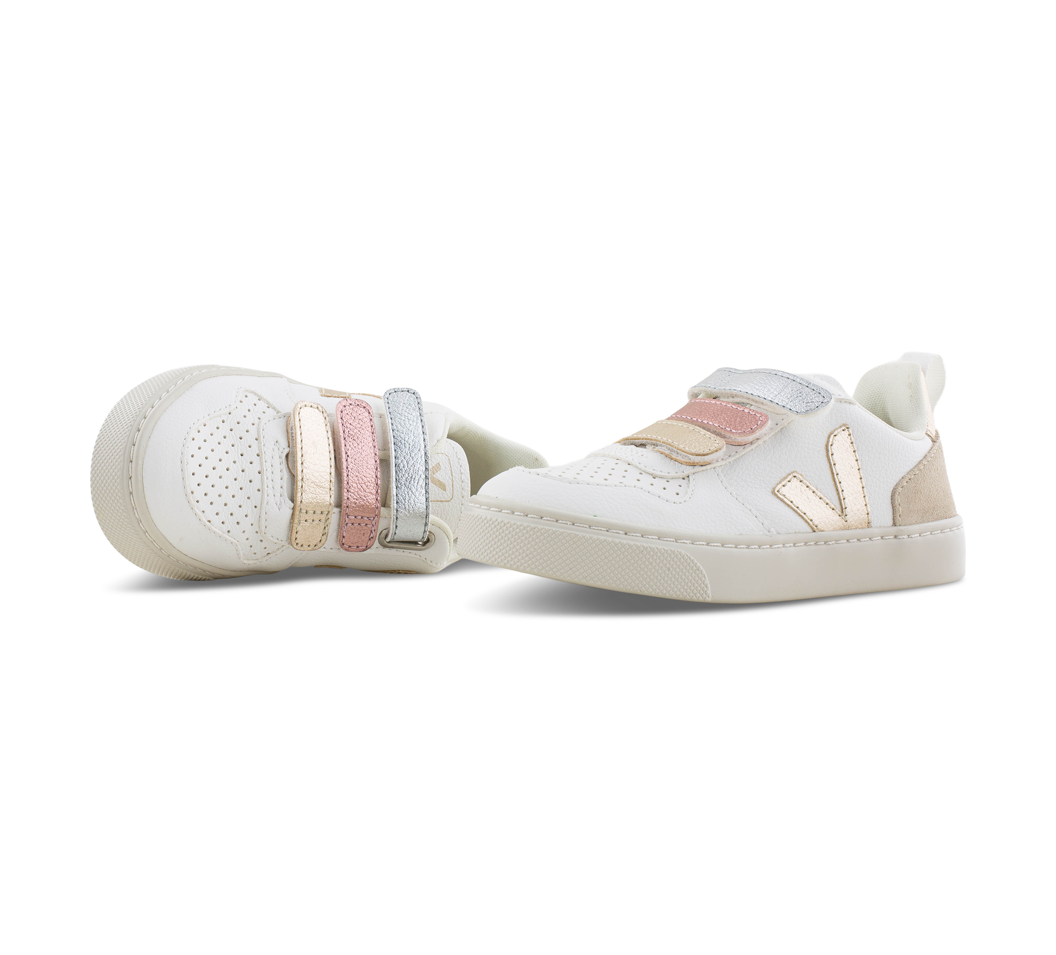 Veja Small V-10 - Klettschuhe weiss