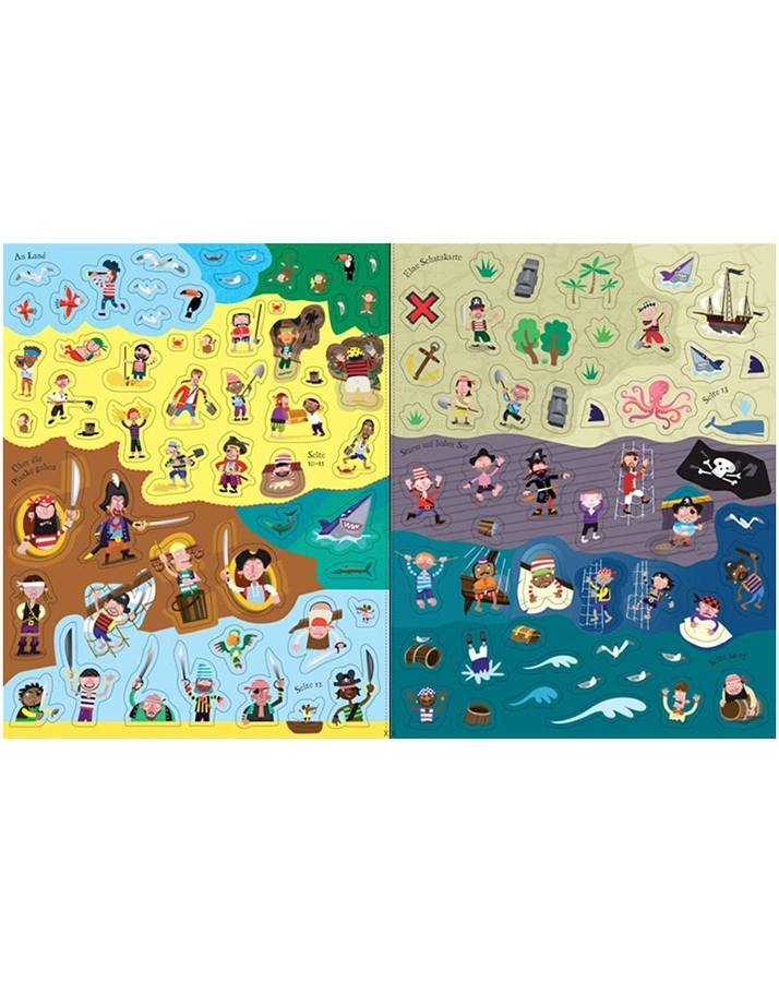 Mein Stickerbuch: Auf dem Piratenschiff