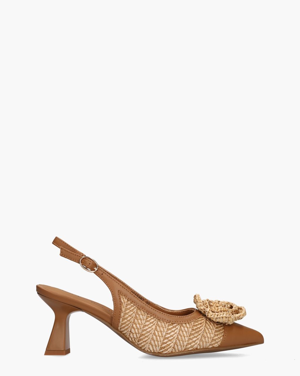 Di Lauro Deriva Cognac Dames Slingbackpumps
