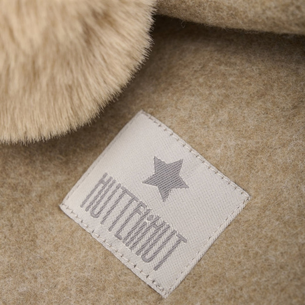 X Luksusbaby Bomuld Fleece Elefanthue MolÈ