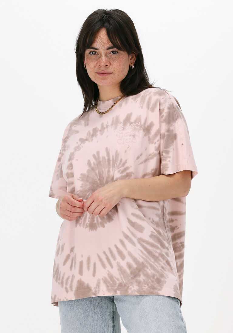 CATWALK JUNKIE witte catwalk junkie t-shirt ts good mood club tie dye