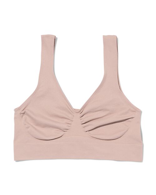 brassière sans coutures femme non préformée beige