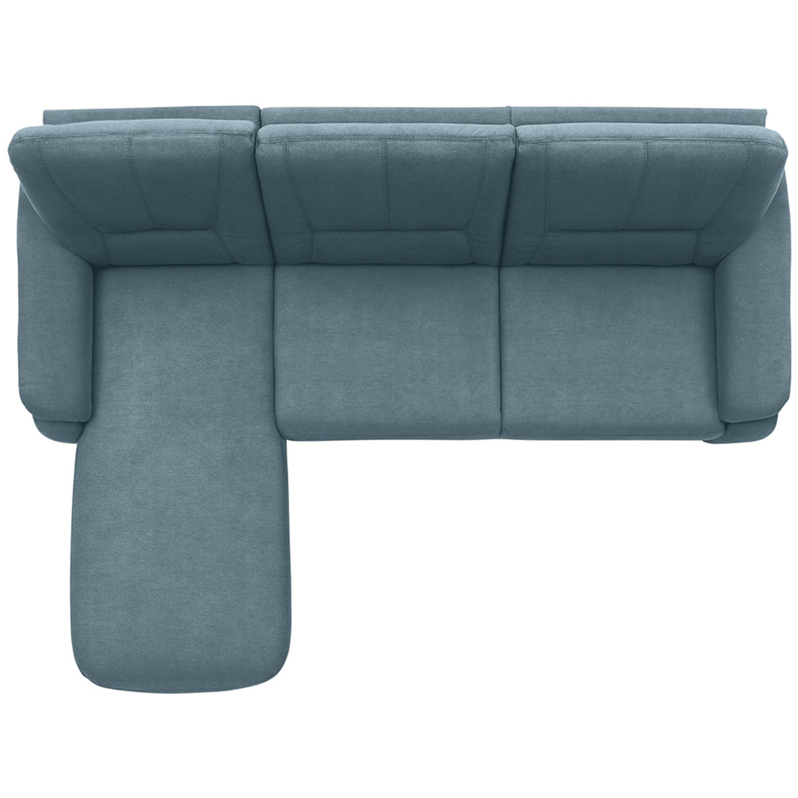polsterpower Ecksofa - Belle ice - Basismodell - Recamiere links