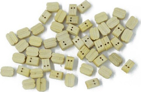 Billing Boats Fittings - Blokke - Dobbelt - 5 MM - 50 Stk