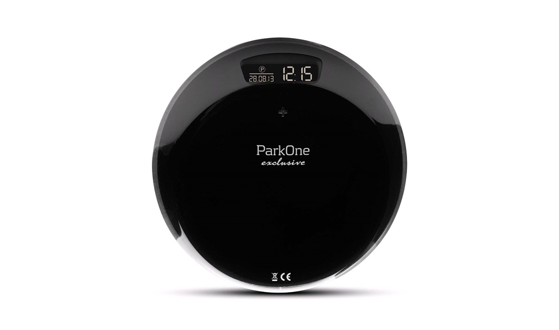 Elektronisk P-skive ParkOne Exclusive BK