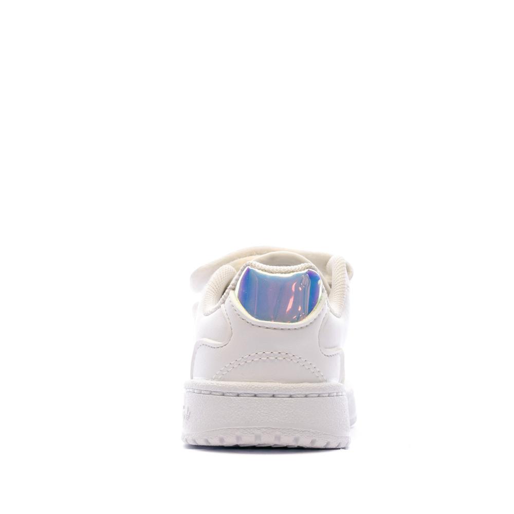 Adidas Baskets Blanche/Argent Fille Adidas NY 90 CF
