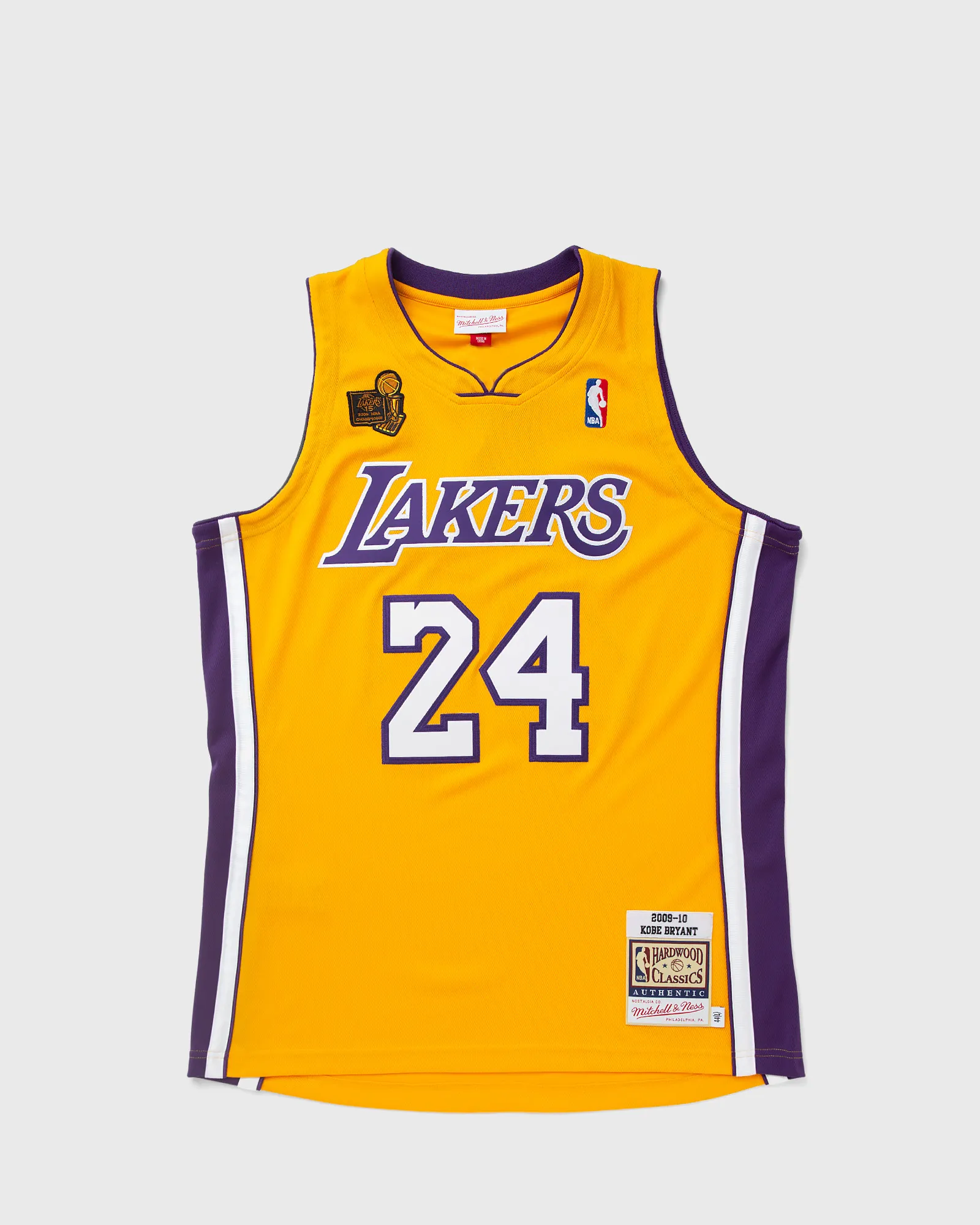 Mitchell & Ness NBA AUTHENTIC JERSEY LOS ANGELES LAKERS 2009-10 KOBE BRYANT #24