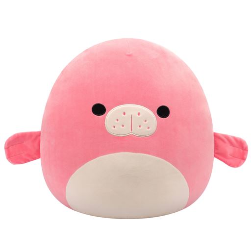 Squishmallows Morlai Manatee Bamse, Lyserød