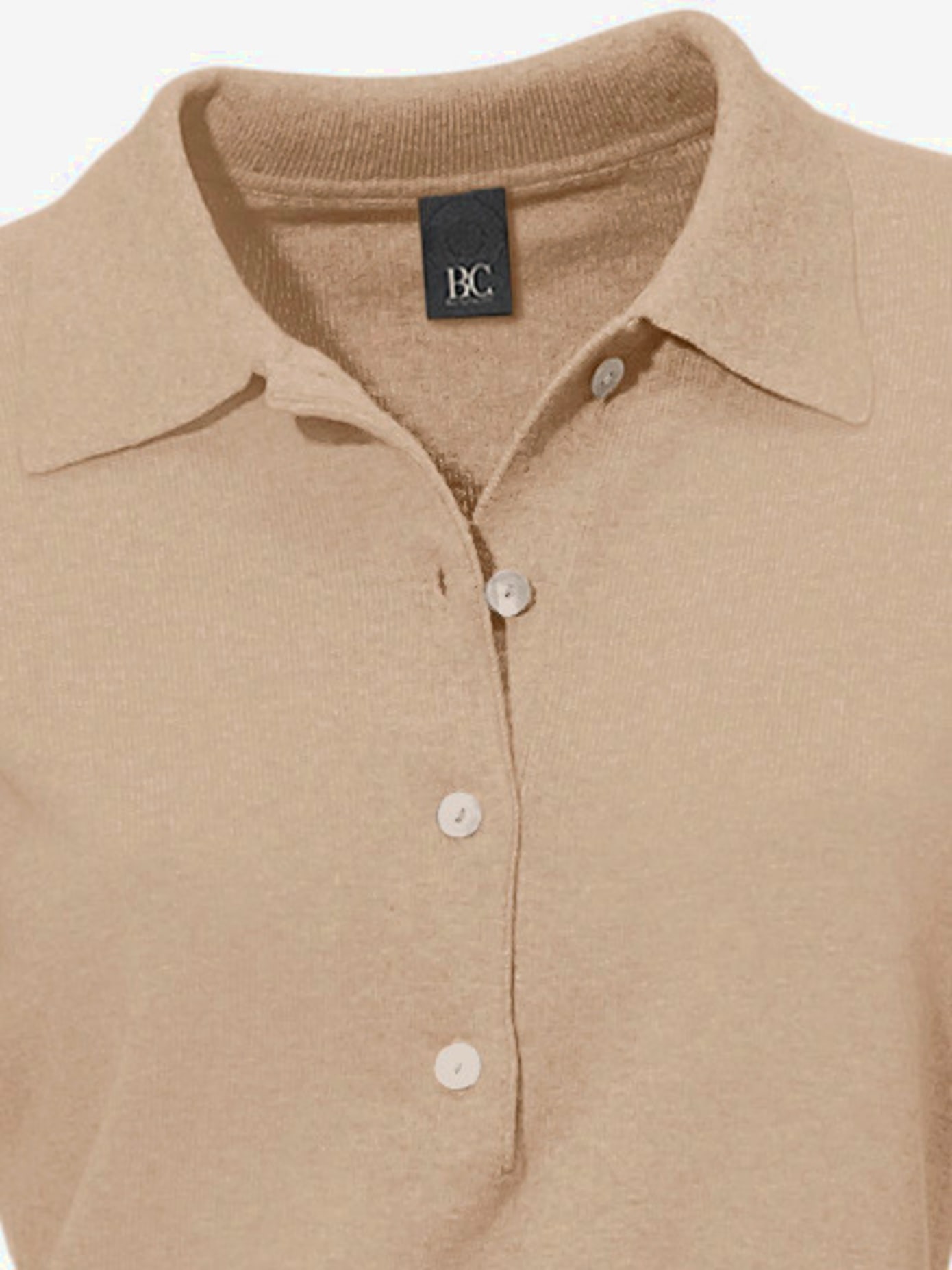 Pull polo style polo classique avec patte de boutonnage et boutons