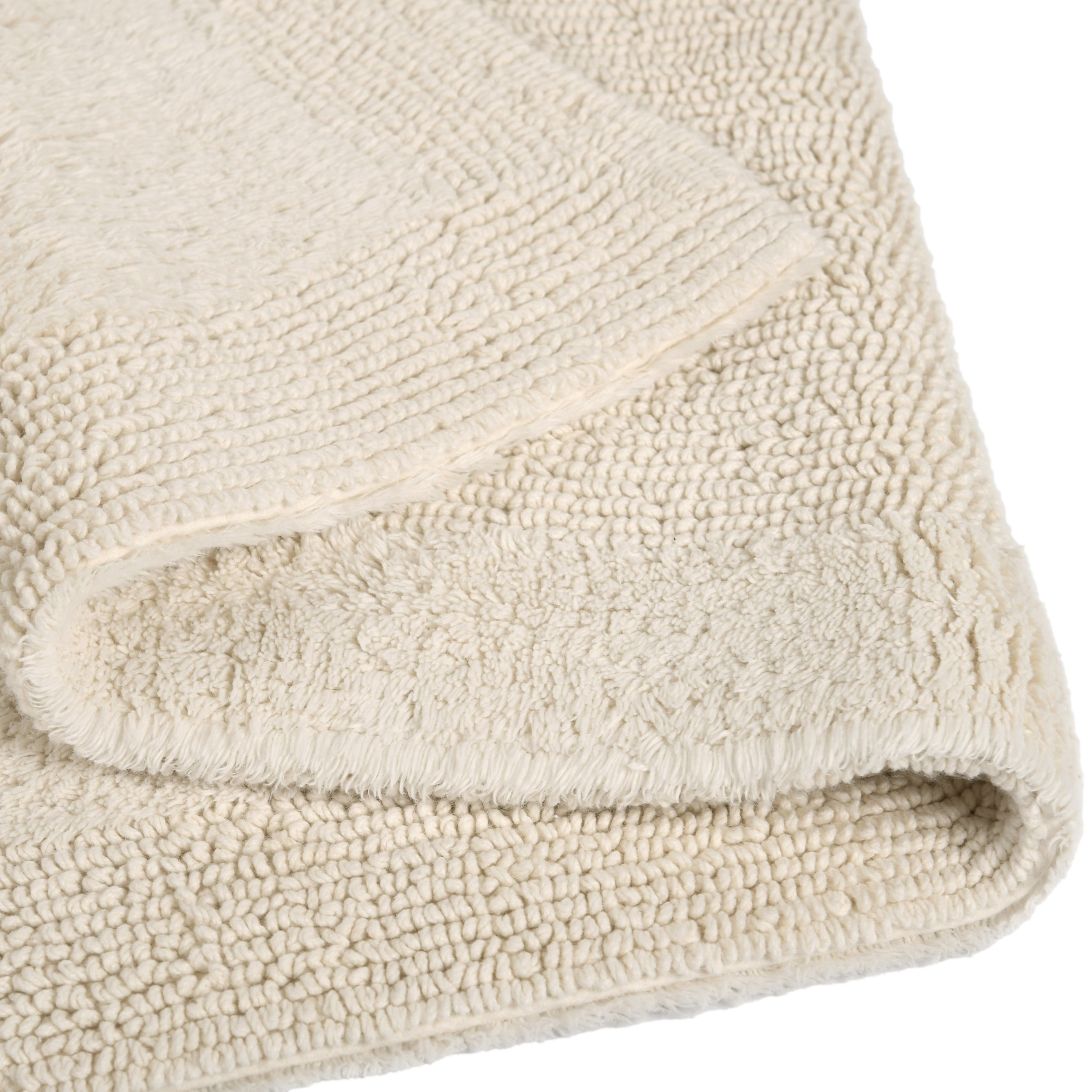 my home Badematte »Kapra, Badvorleger, Badezimmer Teppich« Höhe 14 mm beidseitig nutzbar | fussbodenheizungsgeeignet | strapazierfähig mit Bordüre, Badteppich, Badematte, Baumwolle