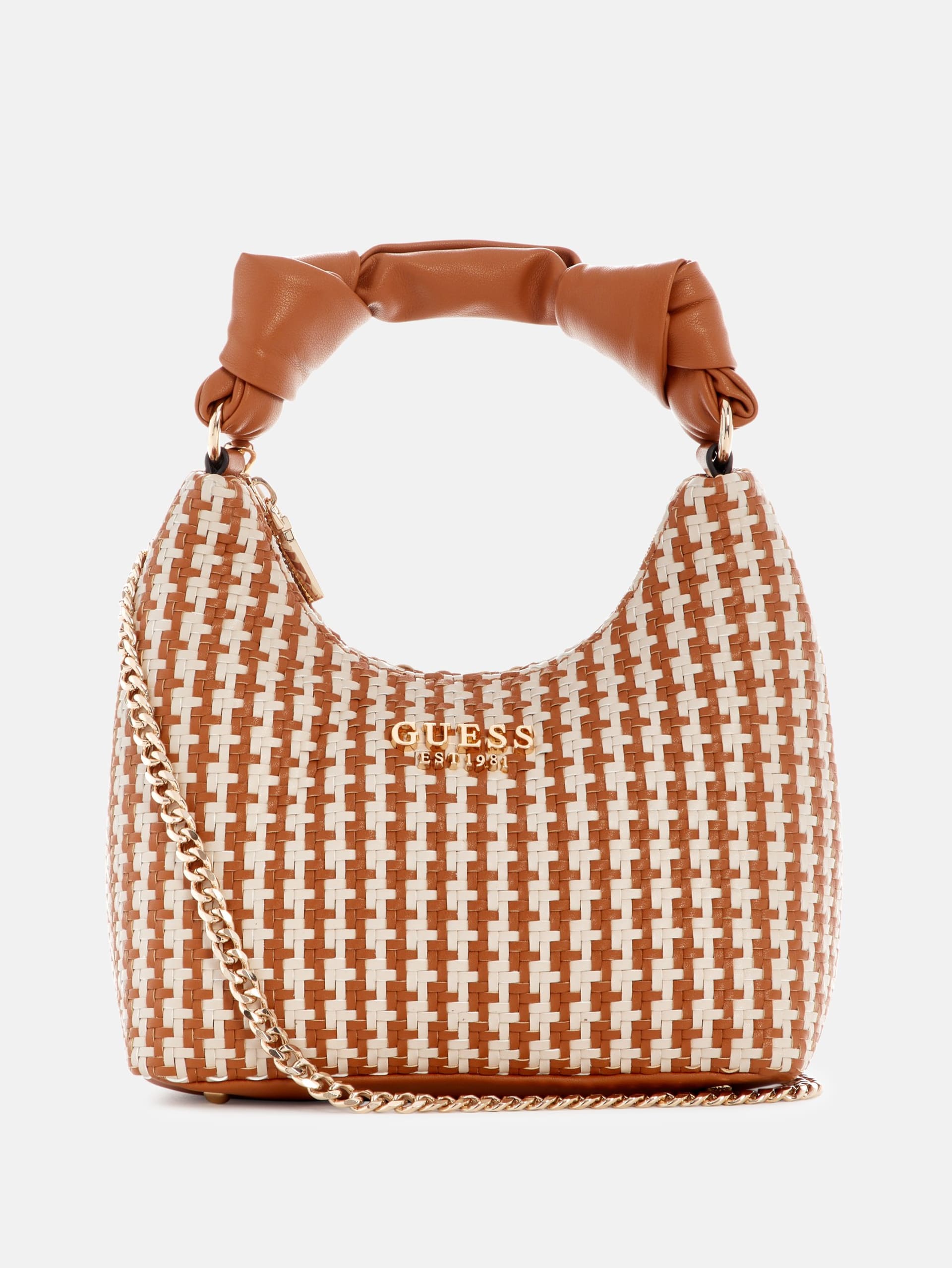 Bolsa Hobo Pequena Mirema em Tecido