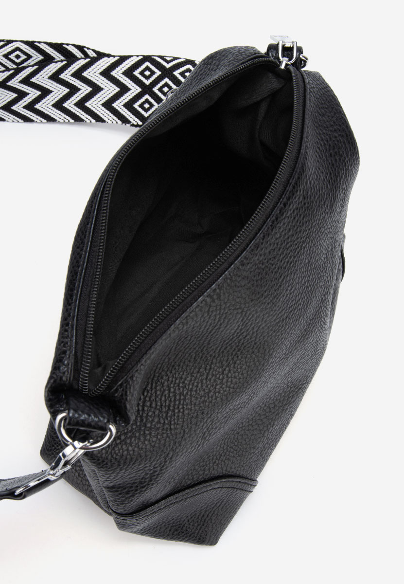 Sac besace femme noire Gisella