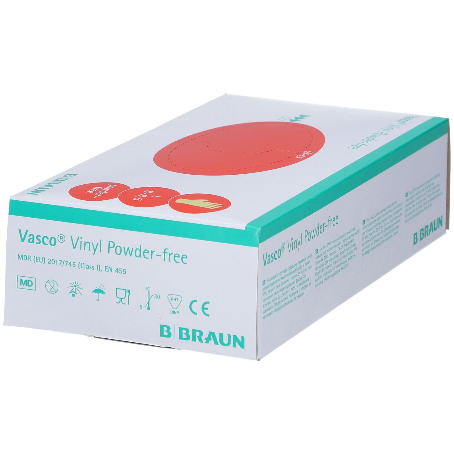 Vasco® Vinyl Handschuhe Gr. L unsteril