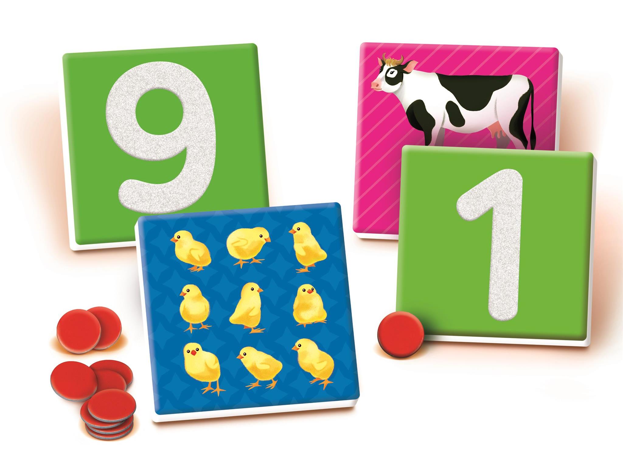 NÚMEROS TÁCTEIS CLEMENTONI MONTESSORI