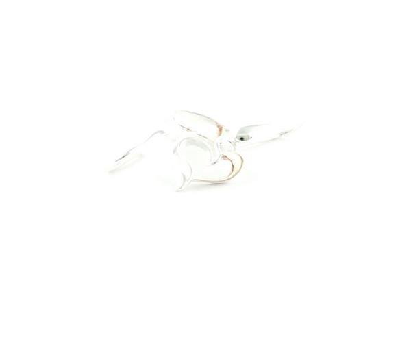 Unique And Co Sterling Rose Gold Plated earrings