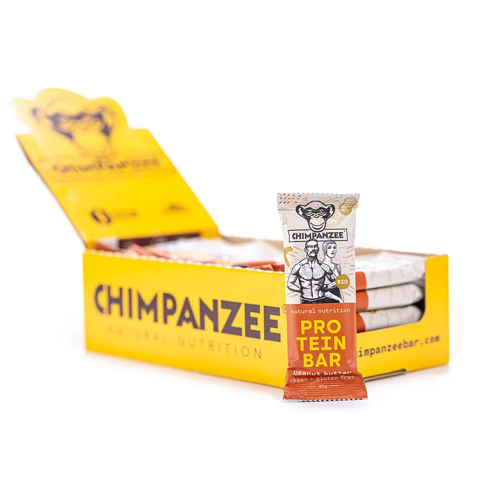 Chimpanzee -  Riegel Bio Protein Bar Erdnussbutter 20 Stück