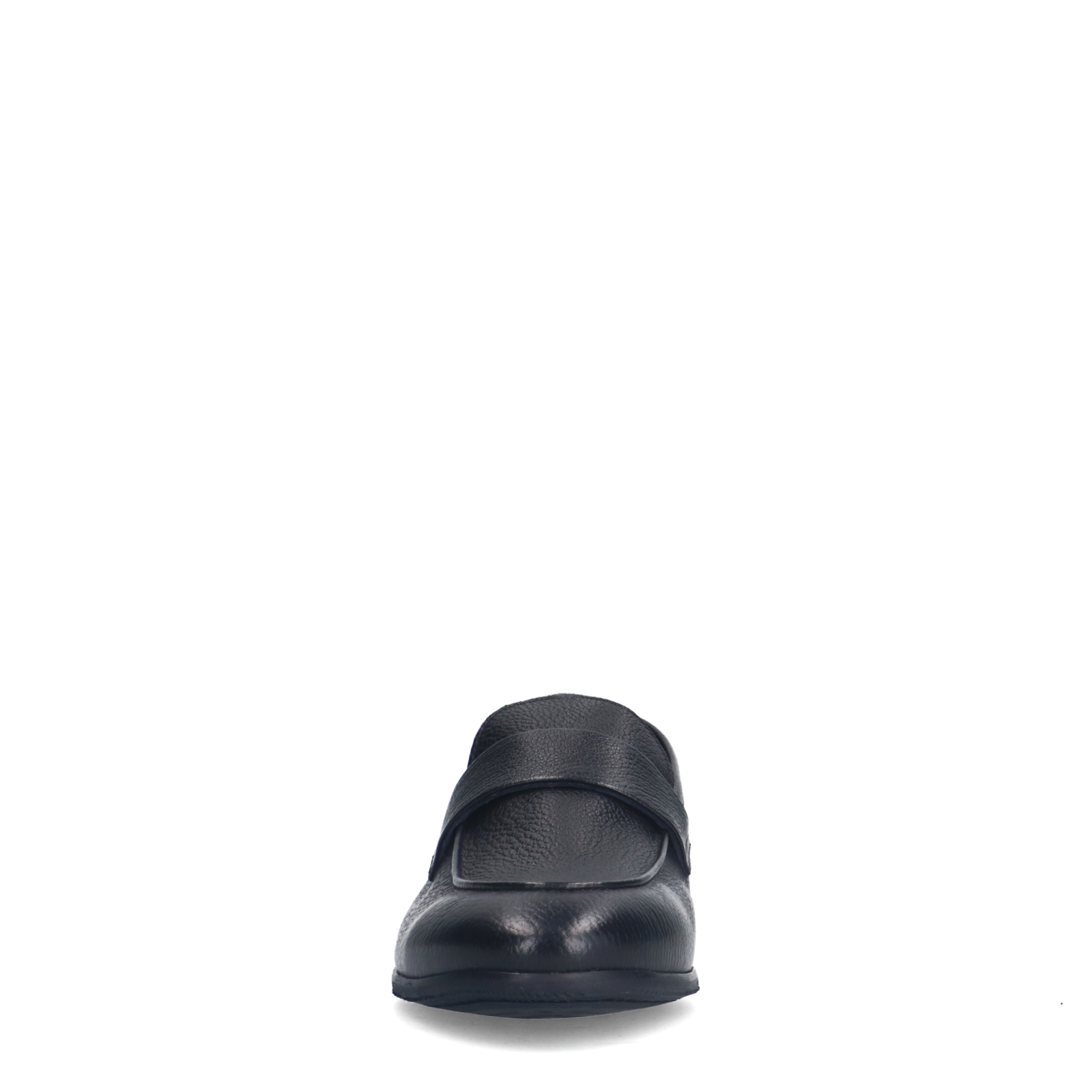 Zwarte leren loafers