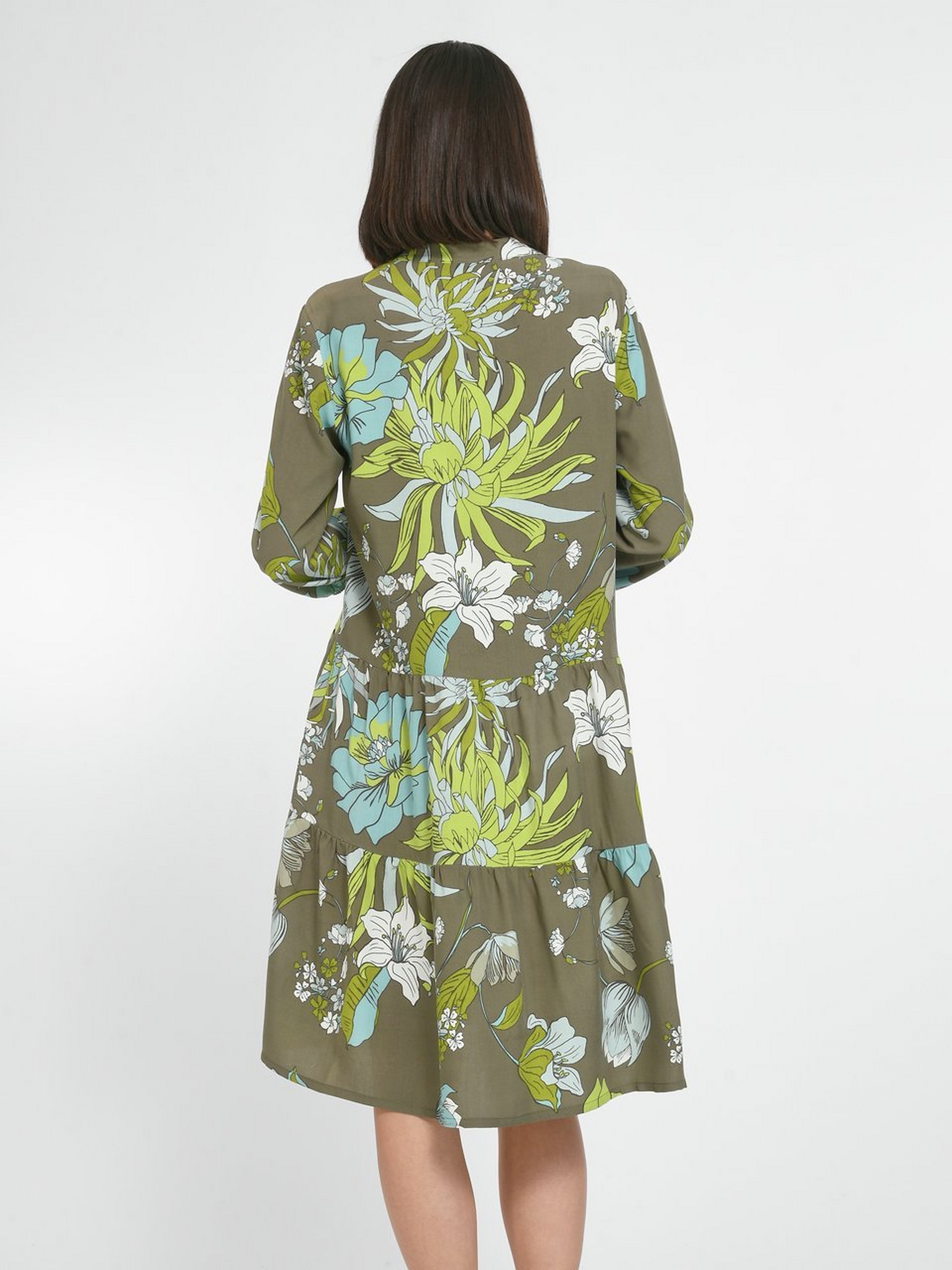 Jersey-Kleid mit 3/4-Arm