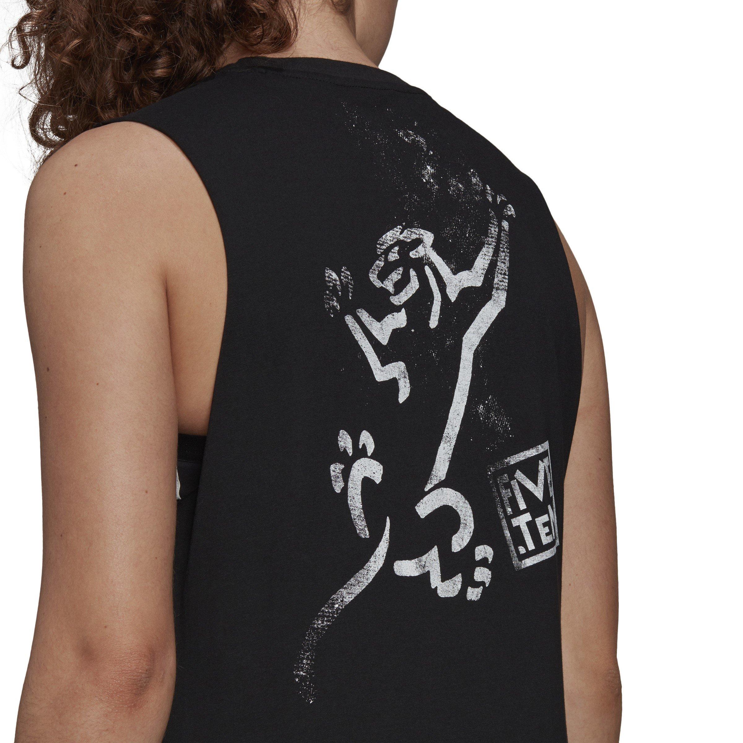 adidas Five Ten Stealth Cat Graphic Tank Top Womens
