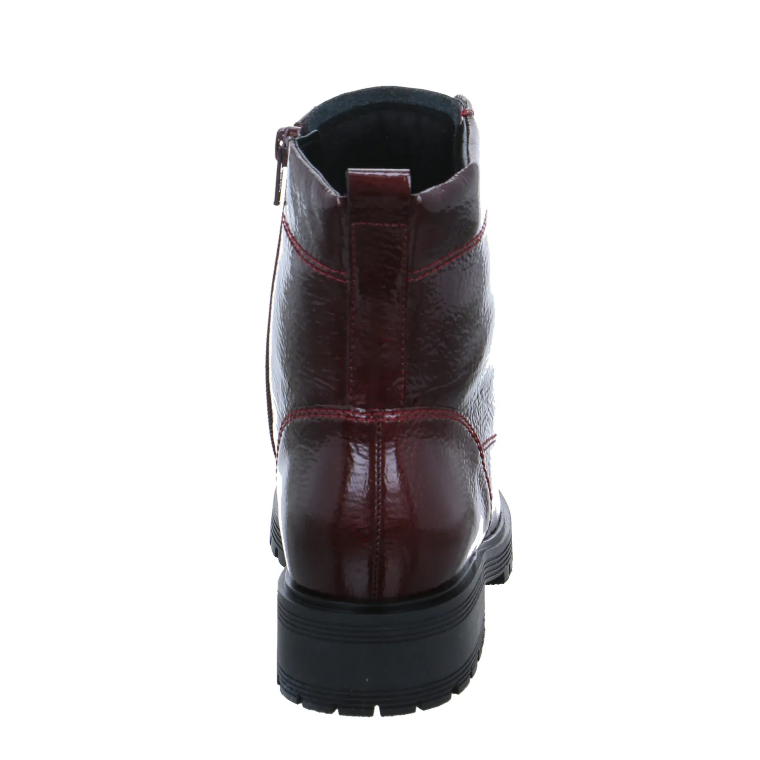 GABOR Boot Bordeau Leder  mit Wechselfussbett