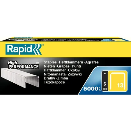 Rapid Heftklammern 13/6, verzinkt, 5000 Stück