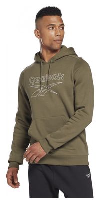 Sweat à capuche Reebok Identity Logo Camo Khaki