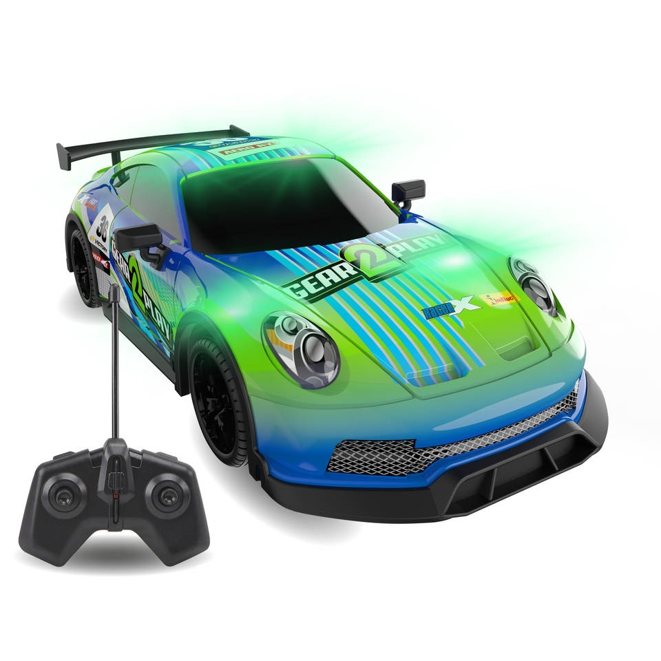 Gear2Play op afstand bestuurbare Night Flash raceauto - 1:16