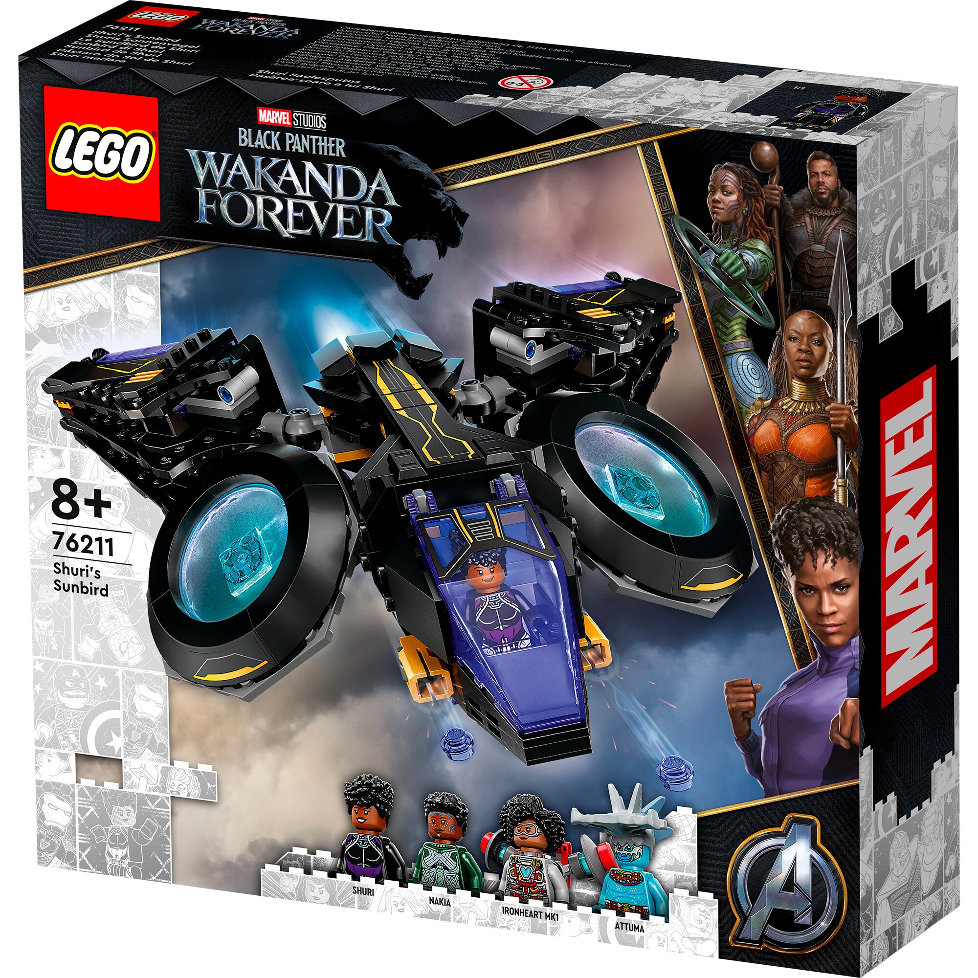 LEGO Konstruktionsspielzeug Marvel Super Heroes Shuris Sonnenvogel
