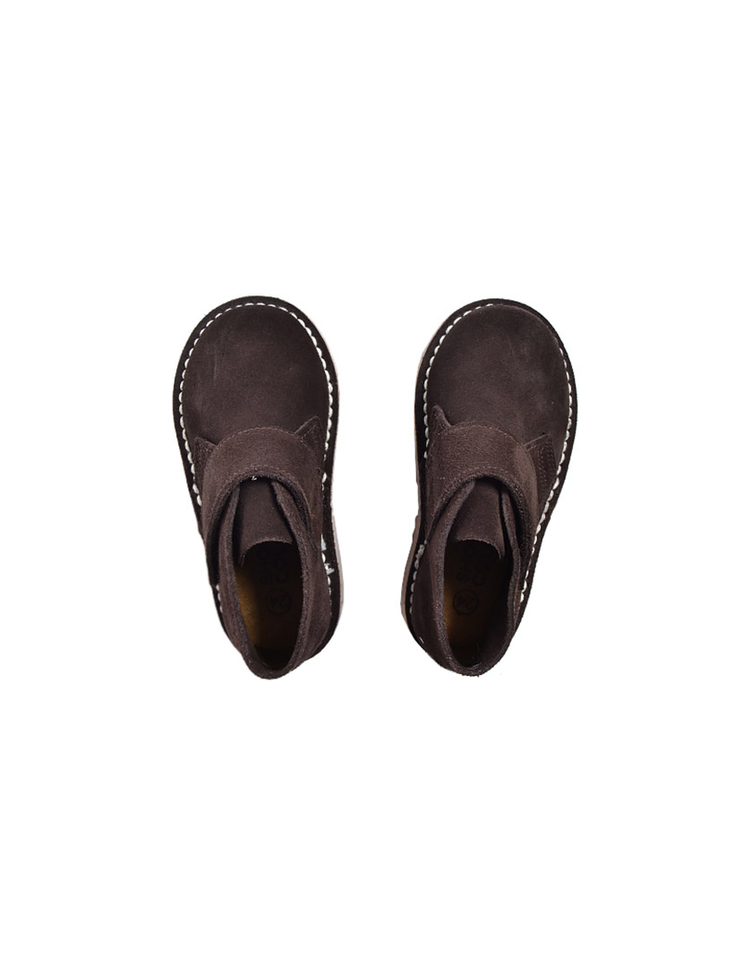 Safari Kids Velcro Boots Brown
