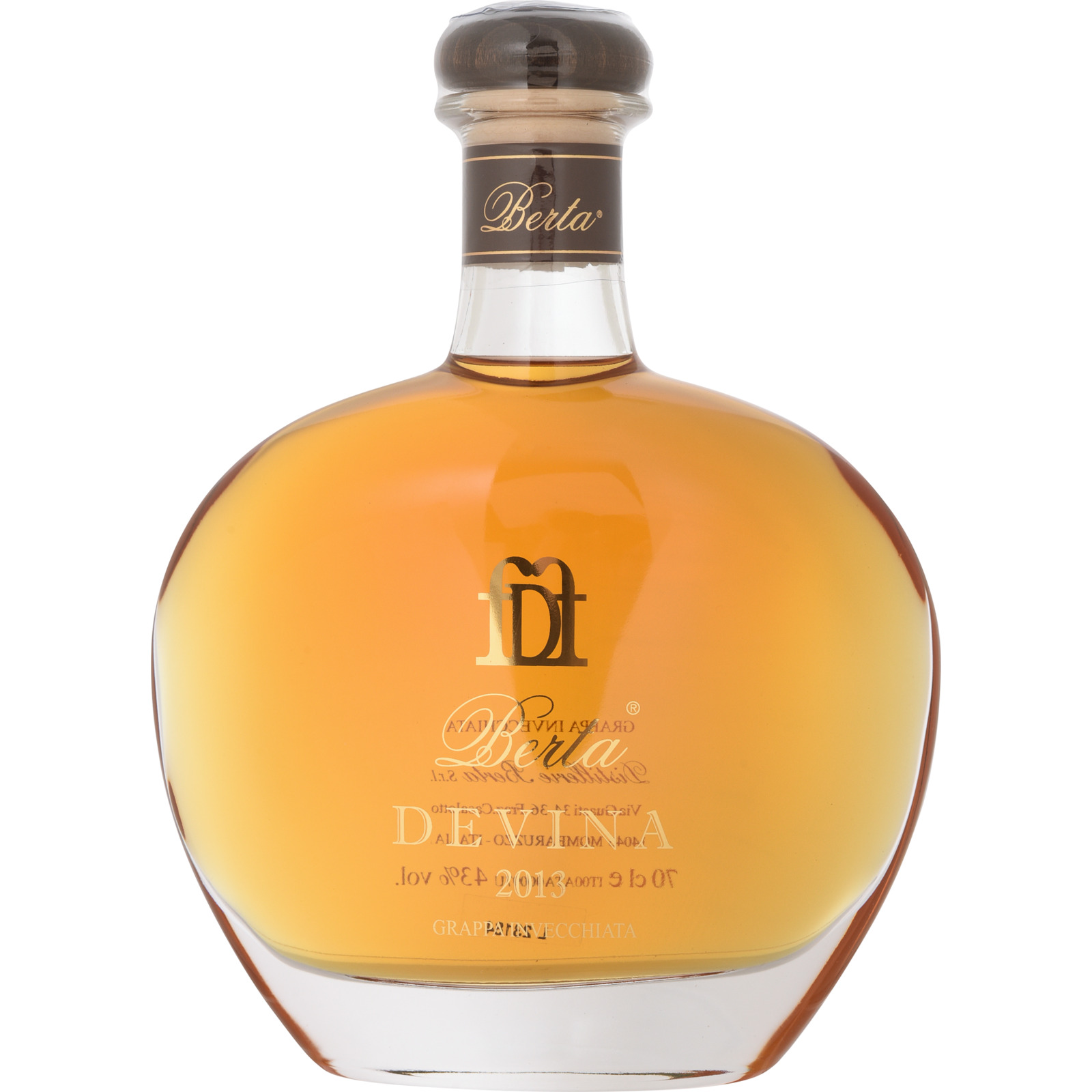 Berta Devina Grappa in Holzkiste 70 cl