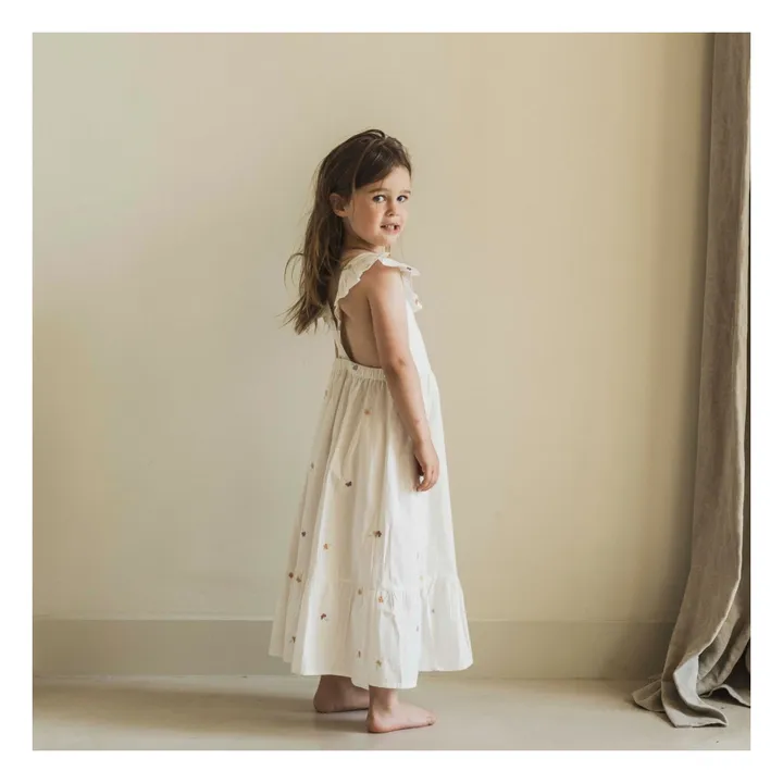 Jenest Robe Fleurs Josephine | Blanc