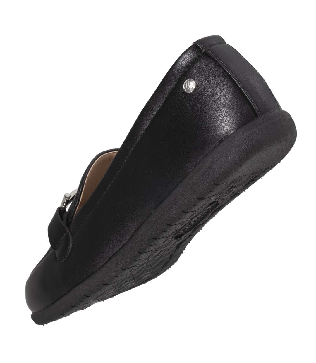 Isotoner Mocassins femme avec accessoire argenté