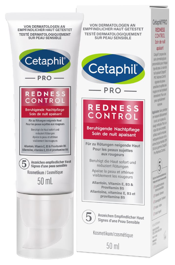 CETAPHIL PRO REDNESS CONTROL Creme beruhigende Nachtpflege Tb 50 ml