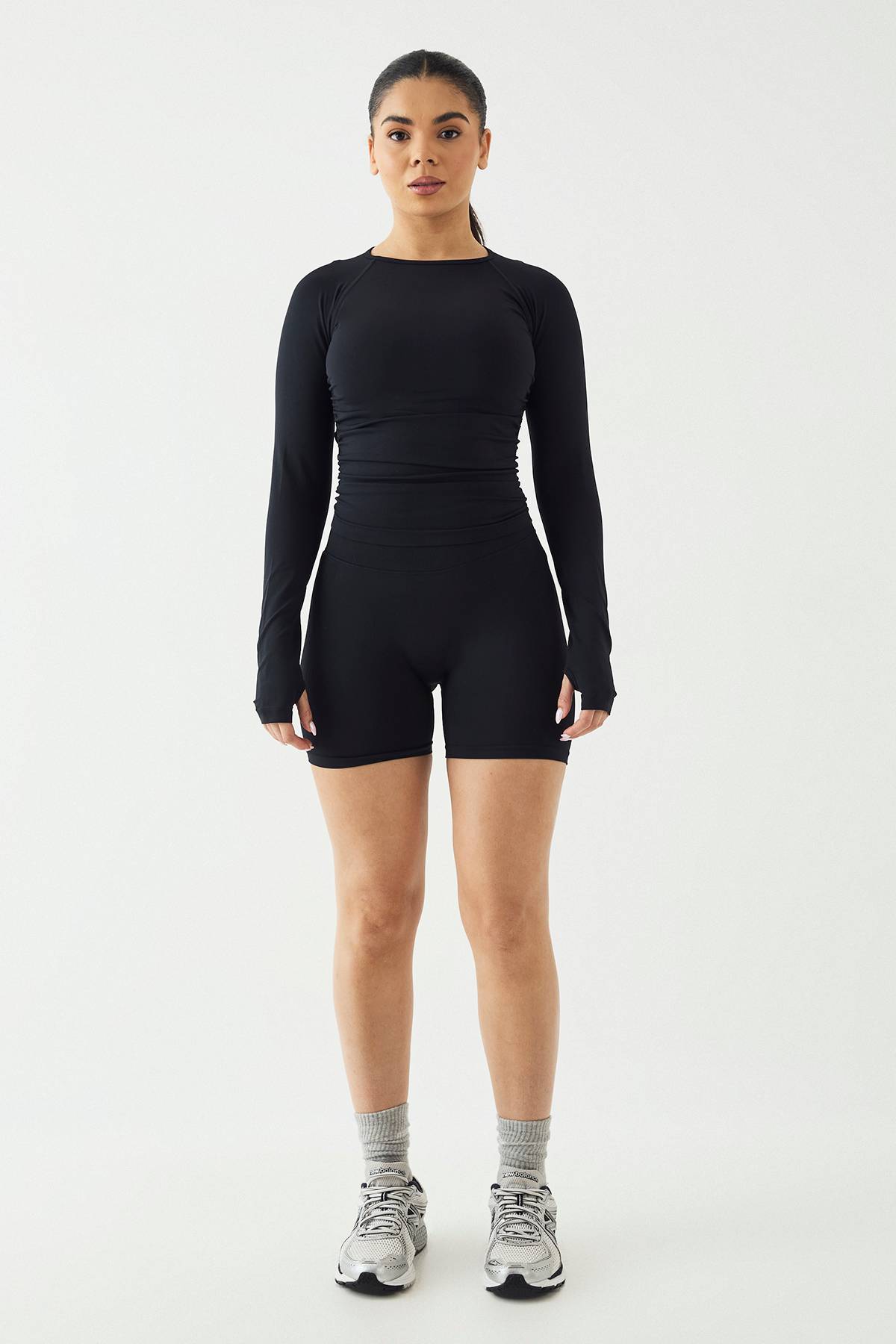 Haut à Manches Longues Sans Coutures Ultra Contour Froncé DSGN Studio Sport