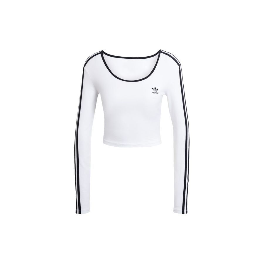 Adidas Original T-shirt court manches longues Adicolor 3 bandes