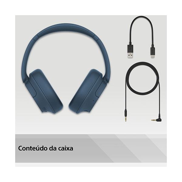 Sony WH-CH720N Bluetooth Noise-Cancelling Blue