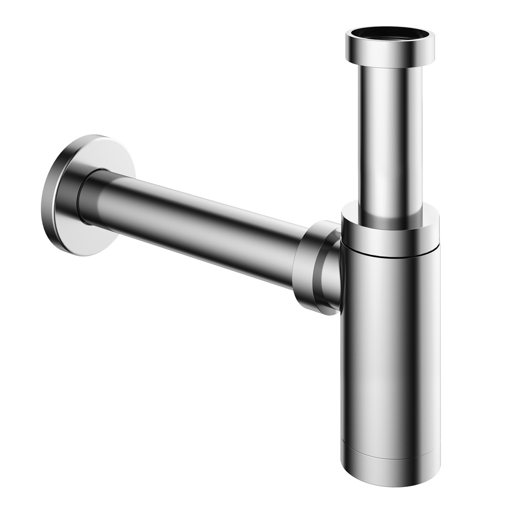 Hotbath Cobber Wastafel Sifon rond Chroom P035