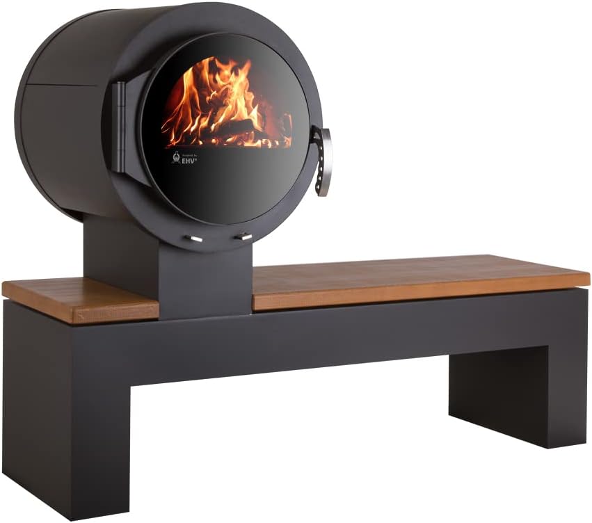 Kaminofen Kanuk® Bank Goldenteak