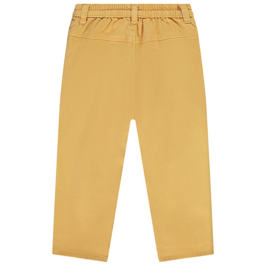 Pantalon denim like overdye uni pour bébé garçon - Jaune