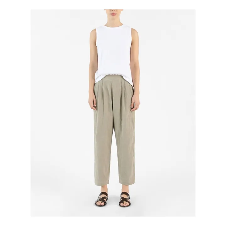 Masscob Pantalon Joan Lin | Vert kaki