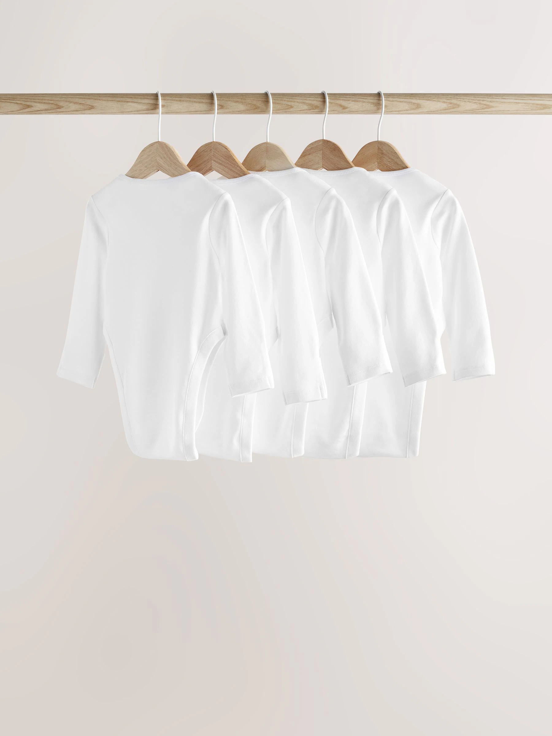 Wit - Hip Dysplasia Baby Long Sleeve Bodysuits 5 Pack