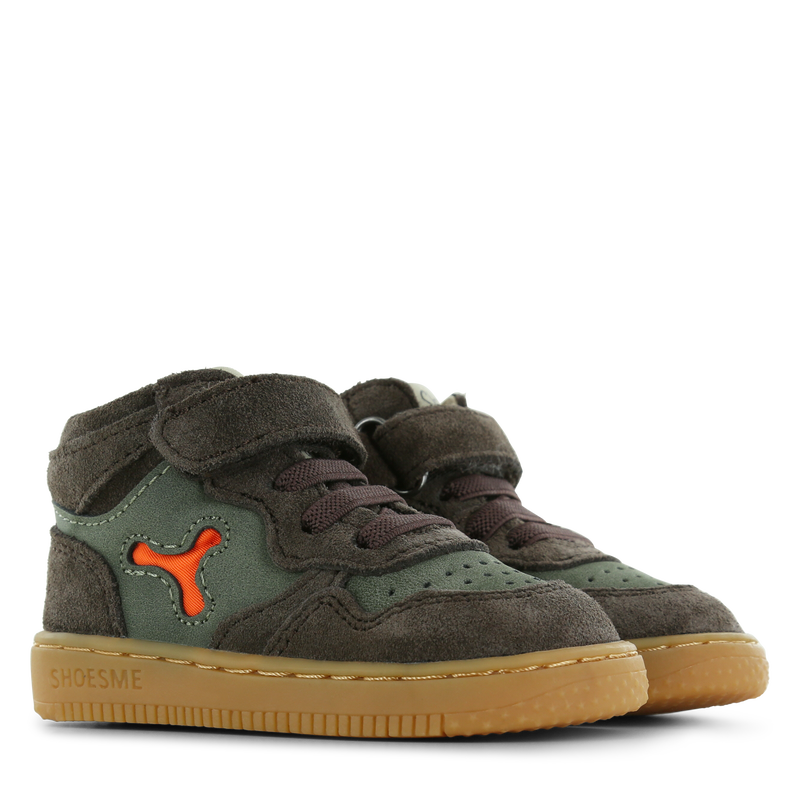 Shoesme donkerbruin sneakertje Microfiber nubuck, Suède | Sale