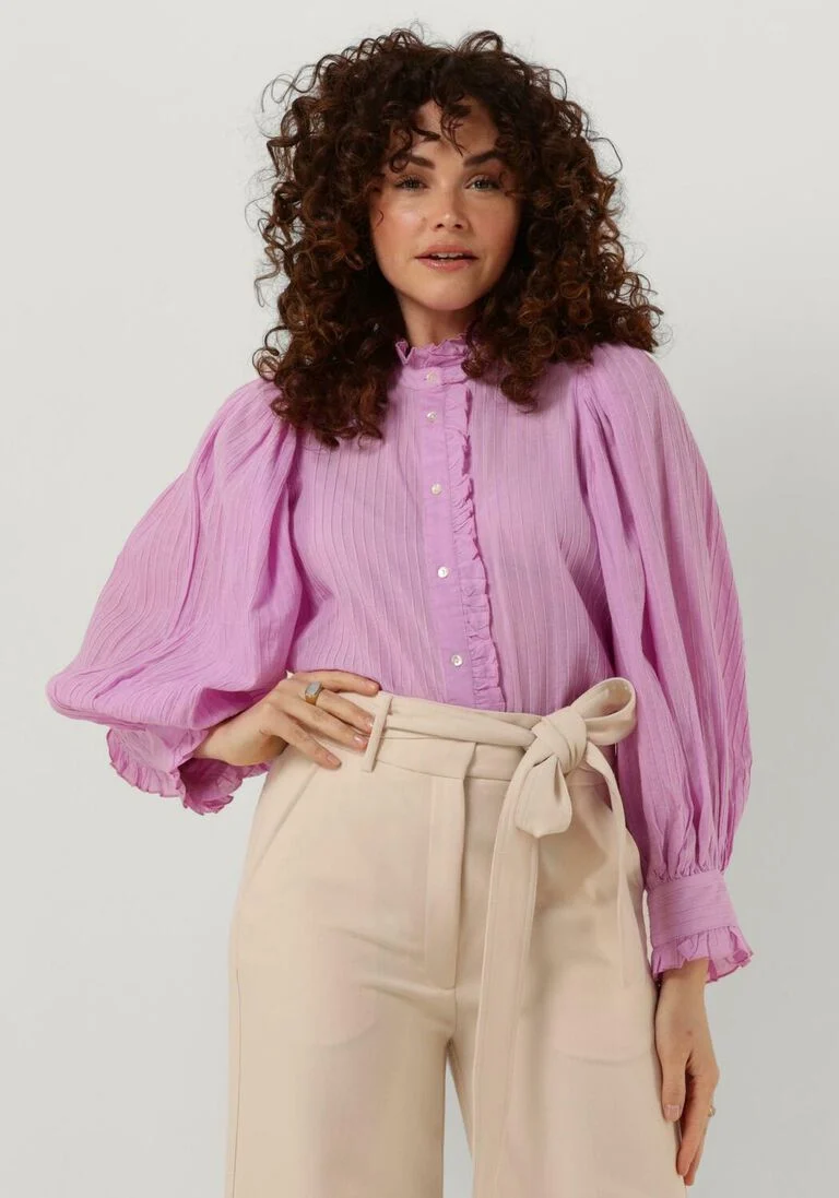ANTIK BATIK lila antik batik blouse yvonne blouse