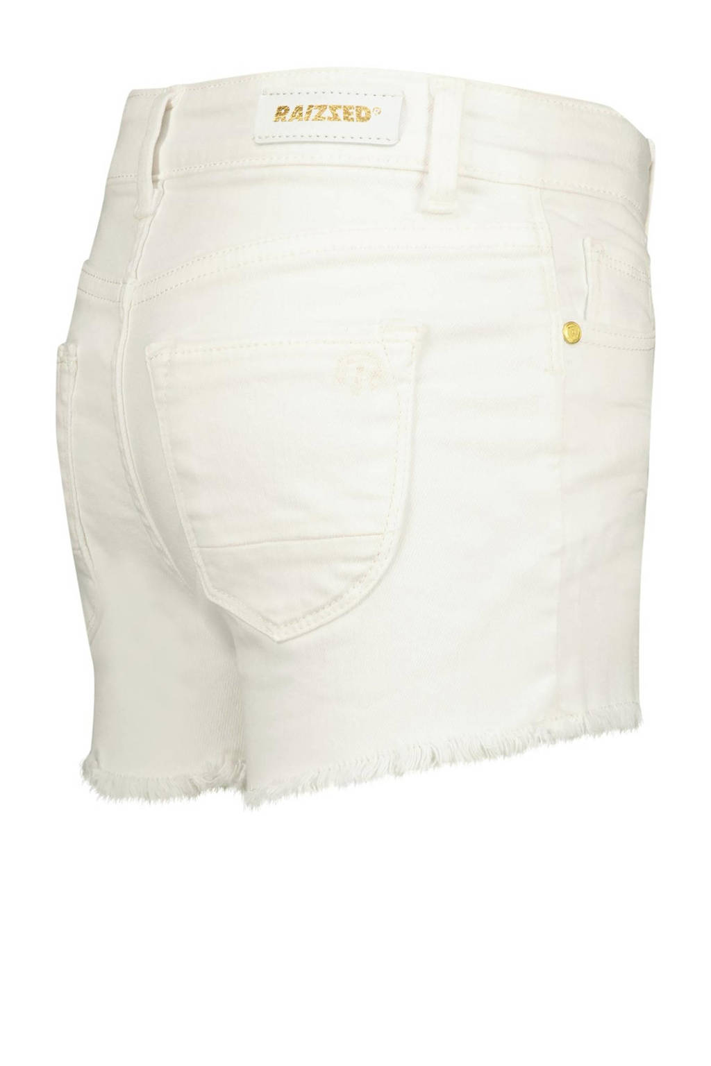Raizzed denim short Louisiana white