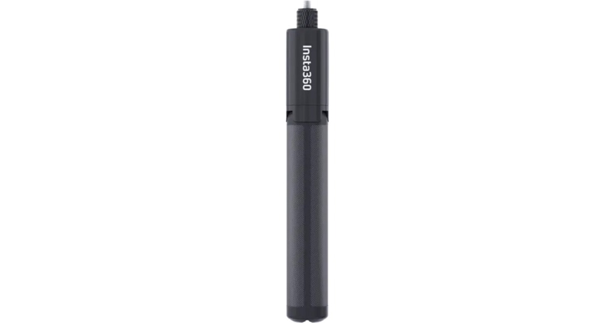 Insta3602-in-1 Invisible Selfie Stick + Tripod statieven en statief accessoires  (Zwart)