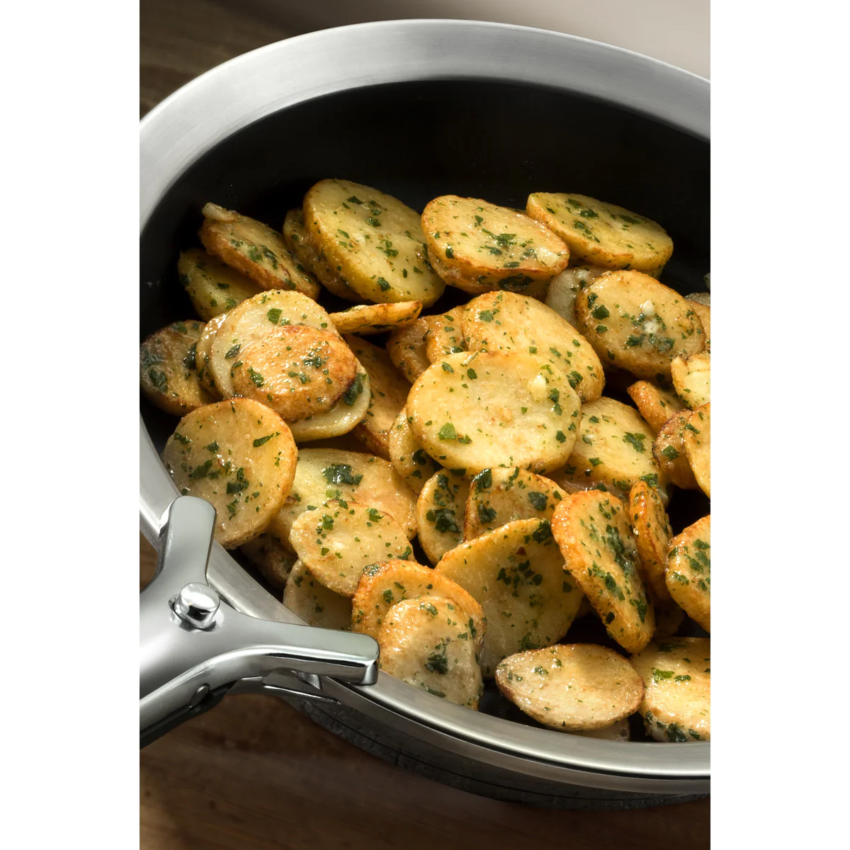 Ycône - Poêle 28cm inox revêtement Greblon C3 Cuisinox