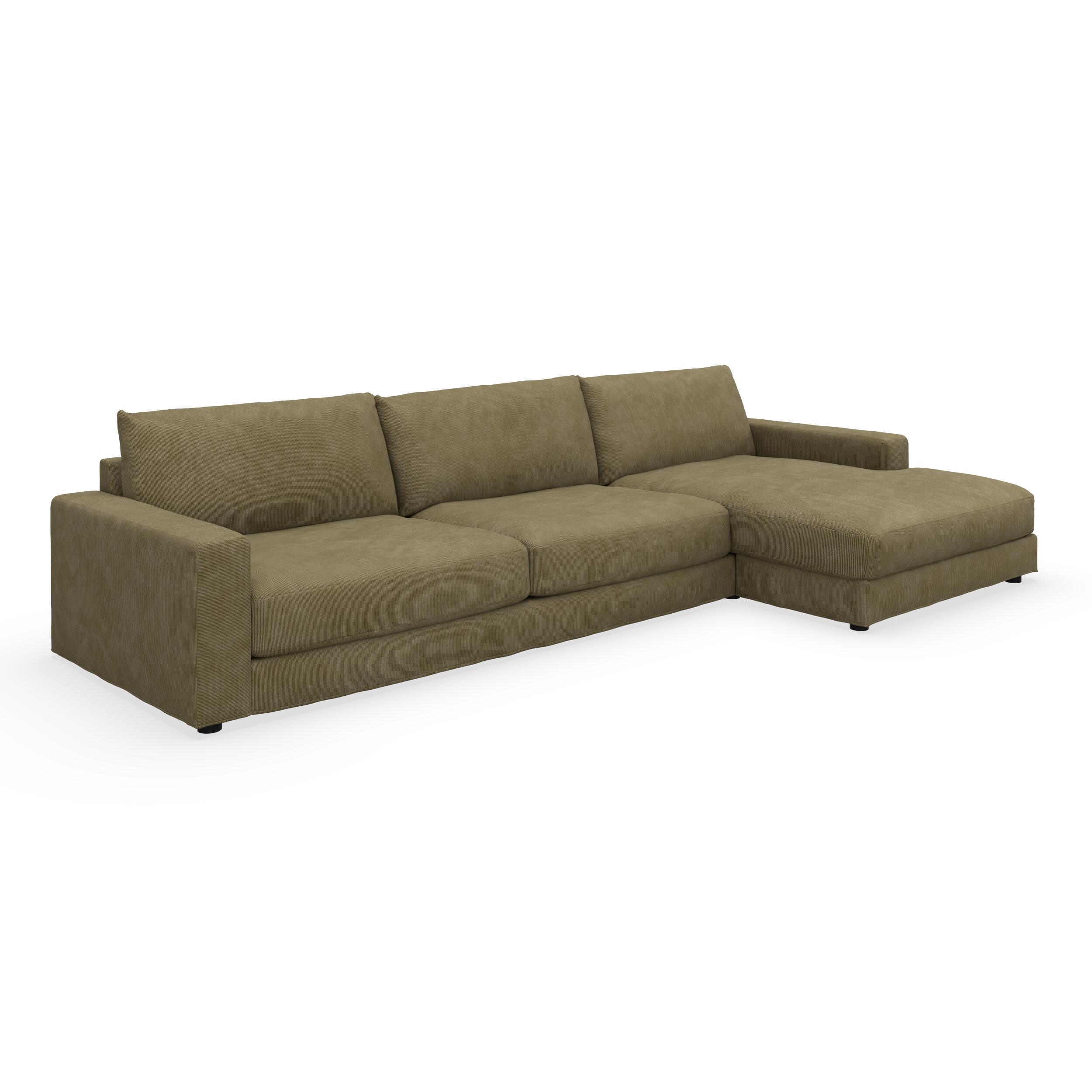 Norsberg højrevendt sofa med chaiselong
