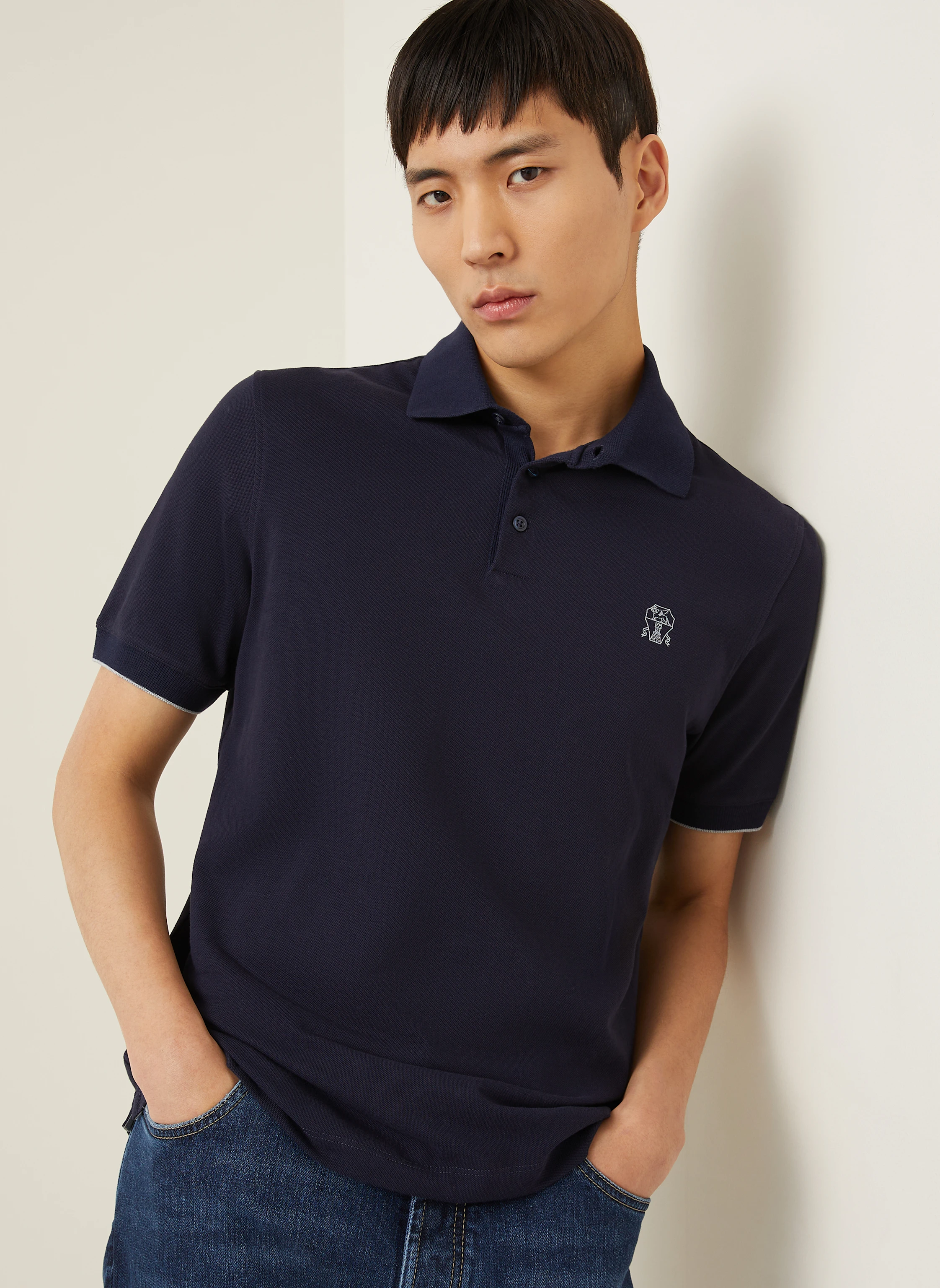 BRUNELLO CUCINELLI Piqué-Poloshirt