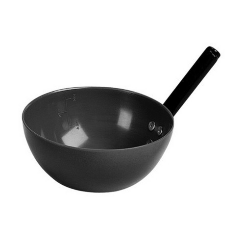 colher de plástico preta para alimentos
