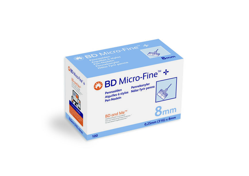 BD Micro-Fine  8mm Pennekanyle 31G 100 stk